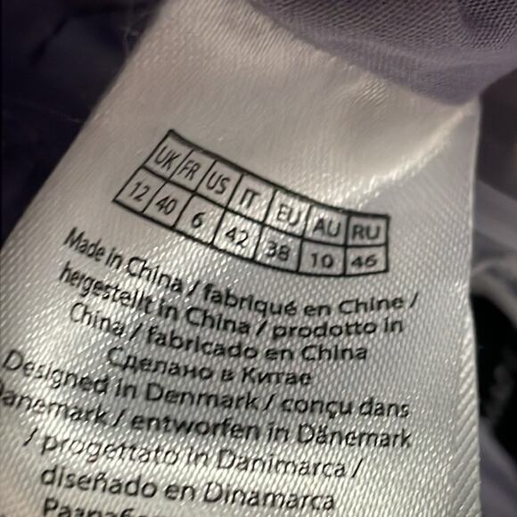 Rotate Birger Christiensen Faux Vegan Leather Pants Purple Size 6 New Y2K - Picture 5 of 10